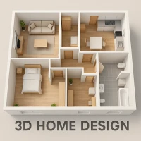 Thiết kế nhà và nội thất 2D