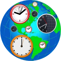 World Clock Time Zones Widget