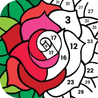 Paint By Number Coloring Book